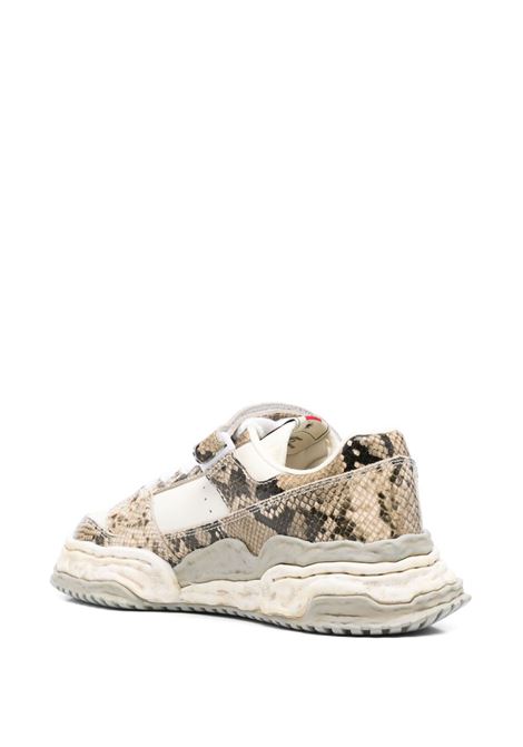 sneakers keith python printed uomo natural e bianche MAISON MIHARA YASUHIRO | A14FW709NATURAL